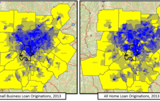 Comparing the Distribution of Small Business and Mortgage Loans