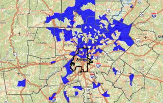 Map - small business loans in 2014