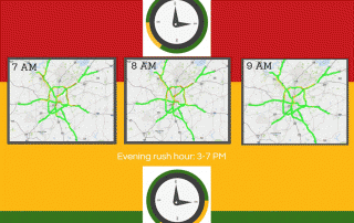 Infographic - Highway congestion during the week of October 12-16, 2015