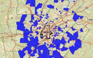 Map - Veterans in Metro Atlanta
