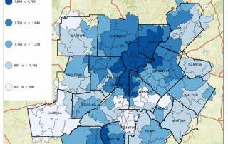 atlanta zip code map