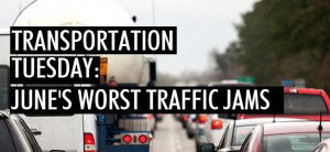 Transportation tuesday June traffic jams Atlanta