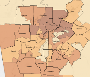 senate map Atlanta